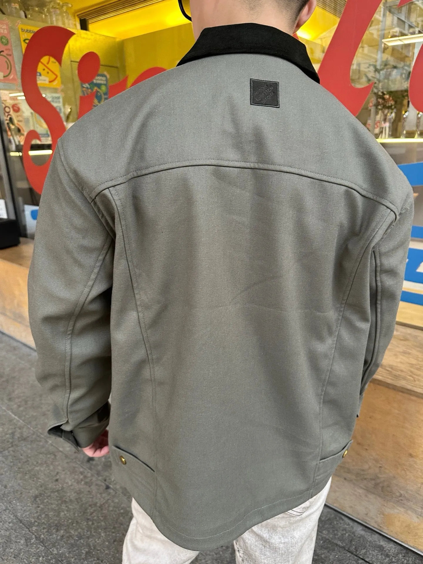 Louis Vuitton/Louis Vuitton checkerboard pocket work jacket